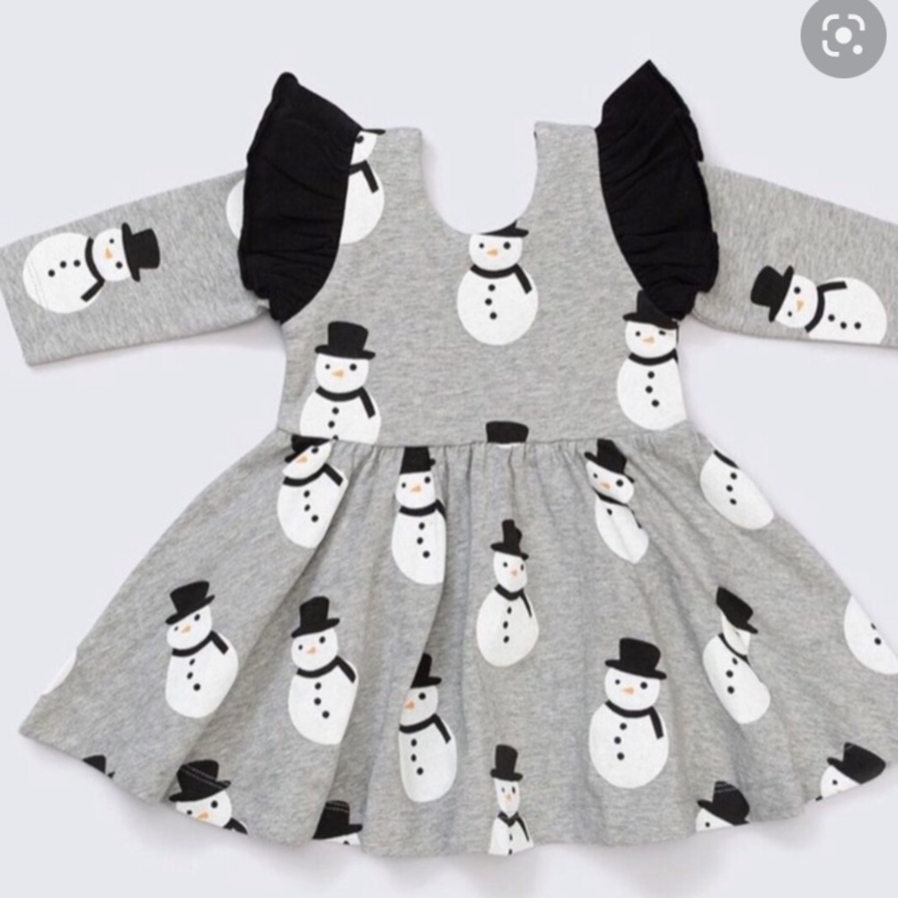Monica & Andy Let It Snowman dress